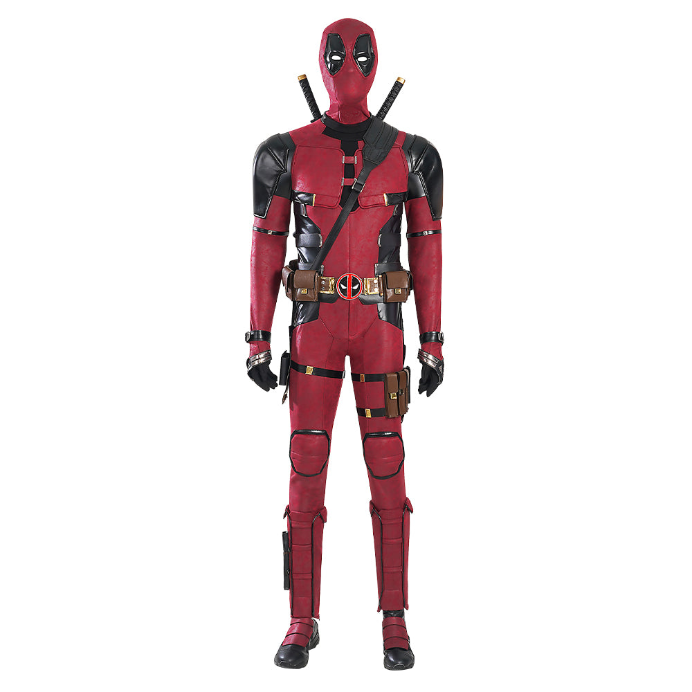 Deadpool 3 - Wade Wilson Deadpool Suit Cosplay Costume For Halloween and Comic Con