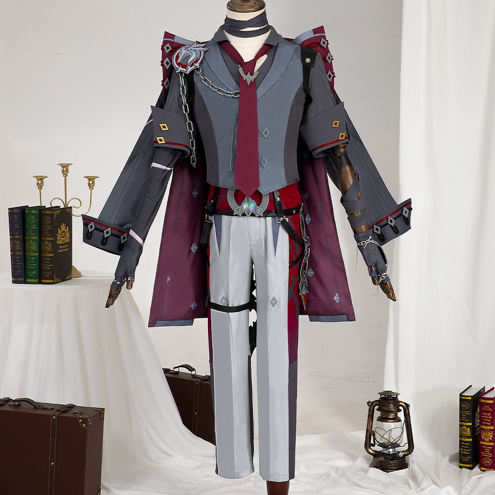 Genshin Impact  Leosli Cosplay Costume Game Character Uniform Outfit Halloween Party Suit