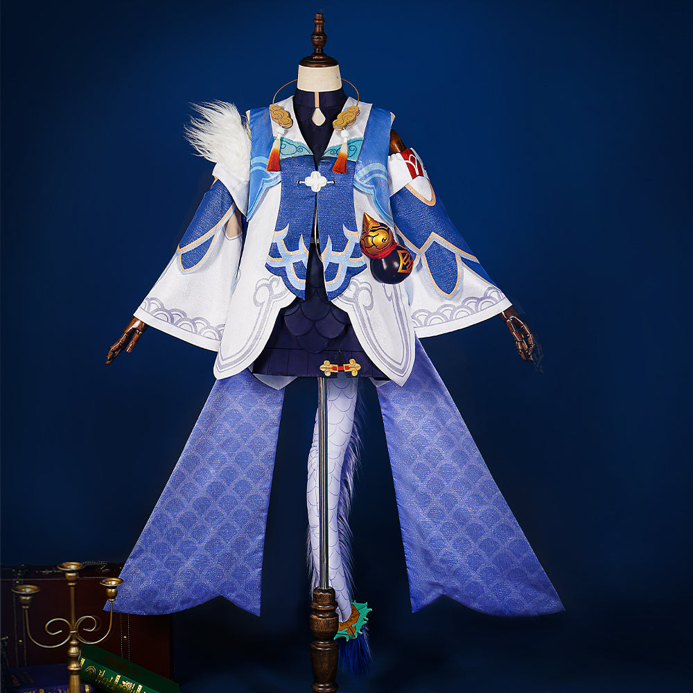 Honkai Star Rail Bailu Cosplay Costume Game Character Uniform Outfit Halloween Party Suit