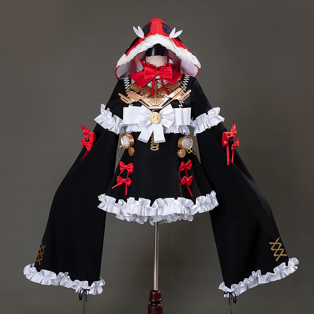 Punishing: Gray Raven Gear Red Cap Cosplay Costume Game Character Uniform Outfit Halloween Party Suit