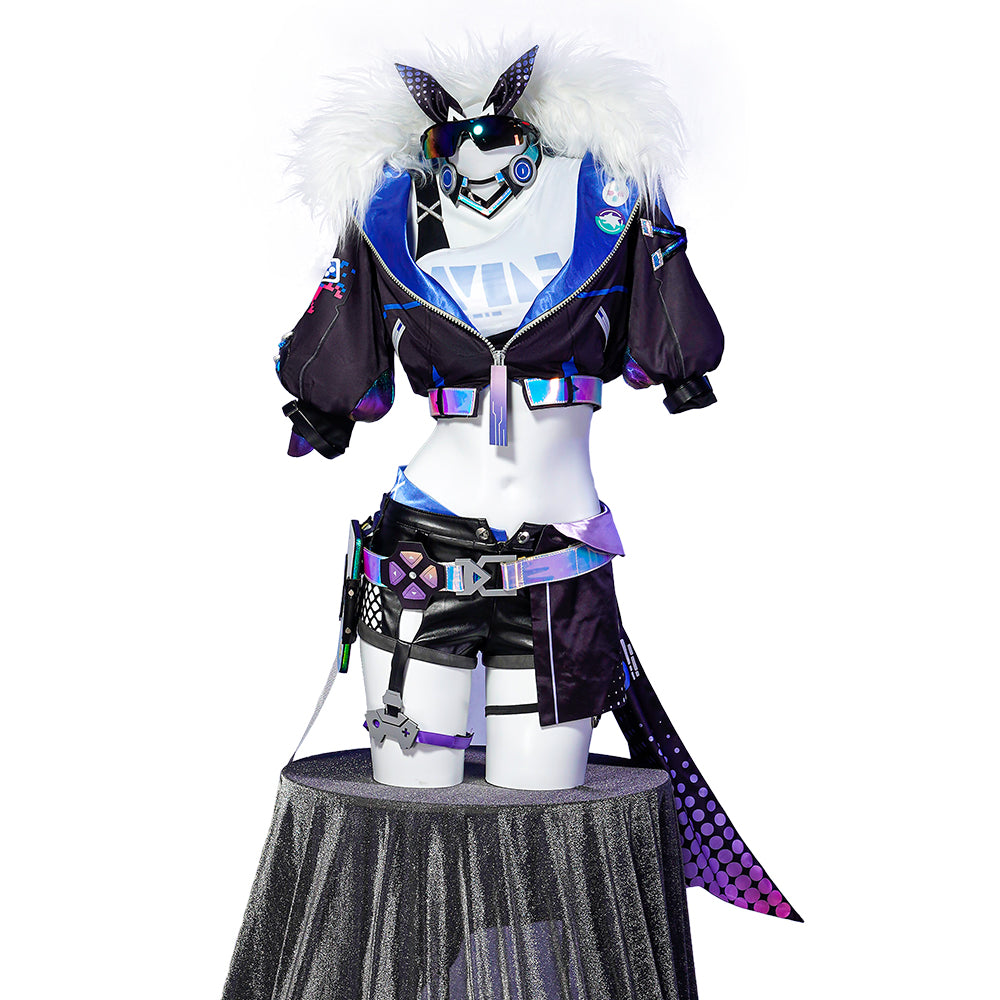 Honkai Star Rail Silver Wolf Cosplay Costume Game Character Uniform Outfit Halloween Party Suit