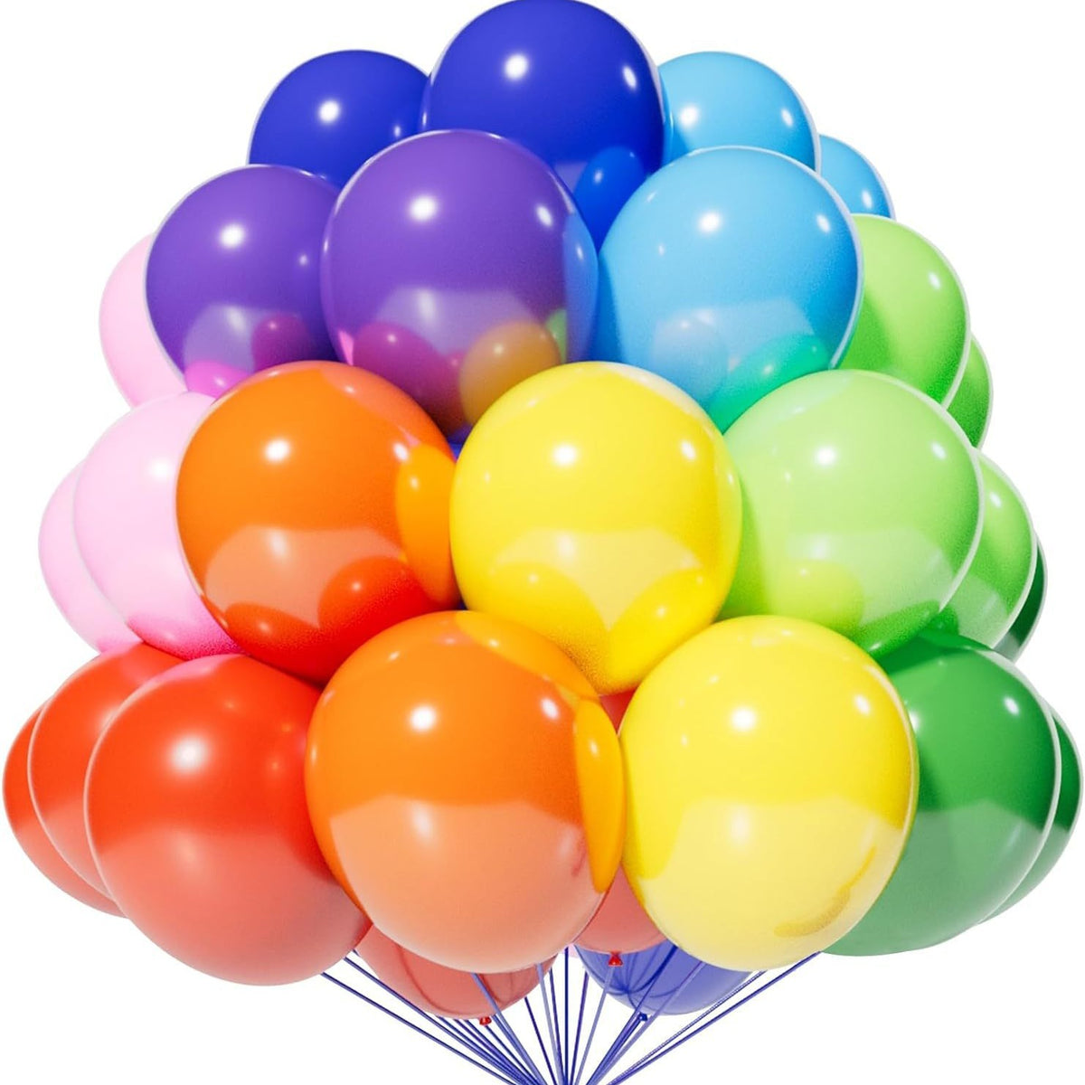 Assorted Color Balloon 120PCS, Color Latex Balloons 12 Inch for Birthday Valentine’s Day Wedding