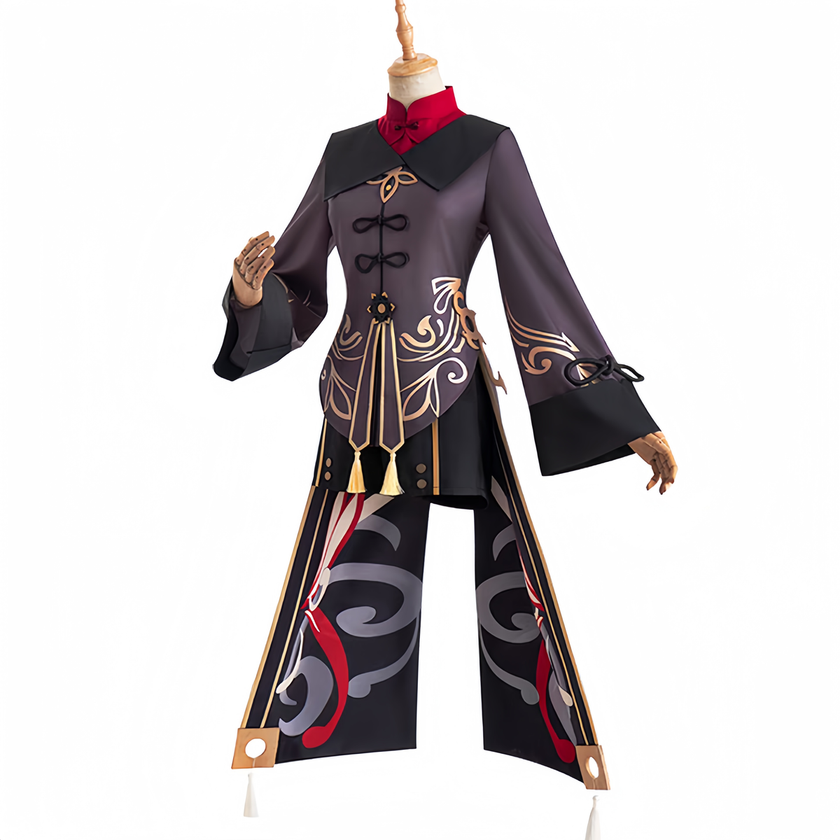 Genshin Impact Hu Tao Cosplay Costume Game Character Uniform Outfit Halloween Party Suit