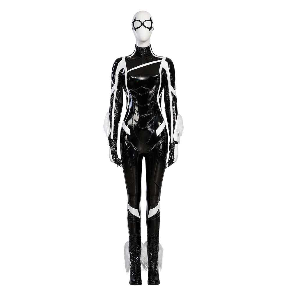 Marvel Spider-Man 2 - Black Cat Felicia Suit Black Cosplay Costume