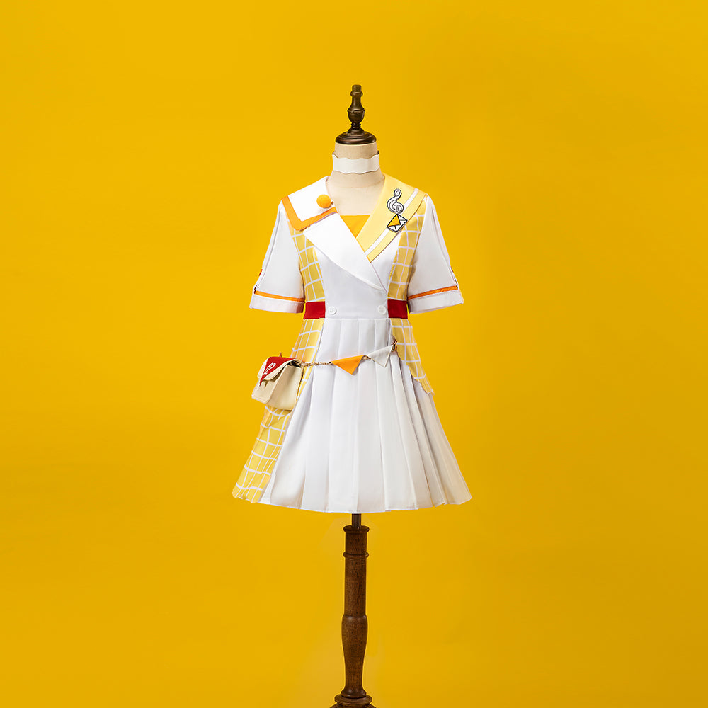 Vocaloid：Magical Future 2024 Kagamine Rin Cosplay Costume Game Character Uniform Outfit Halloween Party Suit