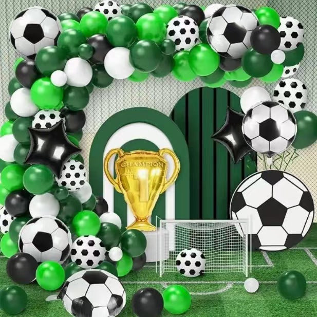 Sports Football Theme Aluminum Film Balloon Set Arch Decoration Birthday Party Arrangement Decoration