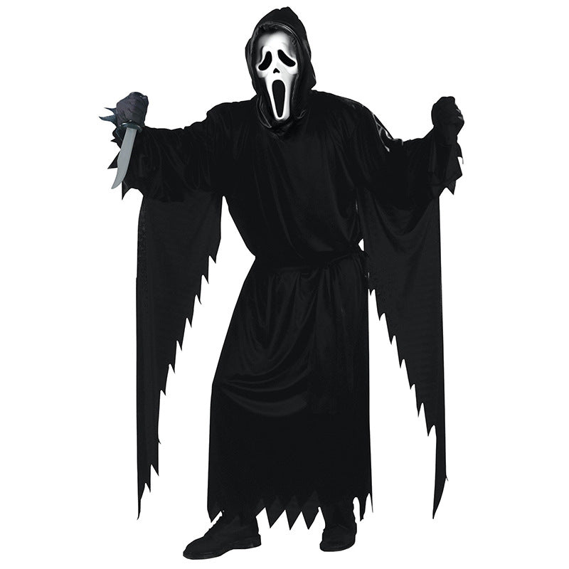 Halloween Child Costume Adult Costume Scream Costume Prom Party Performance Horror Scare Role Play Dress Costume