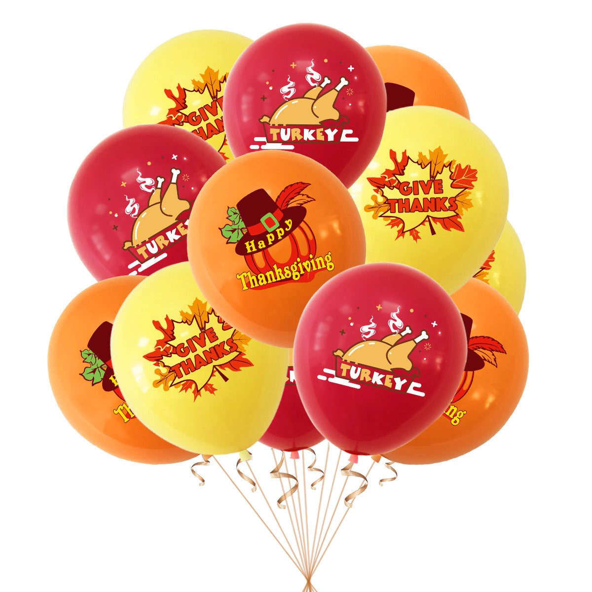 Thanksgiving Party Latex Balloon Decoration Holiday Decoration Supplies