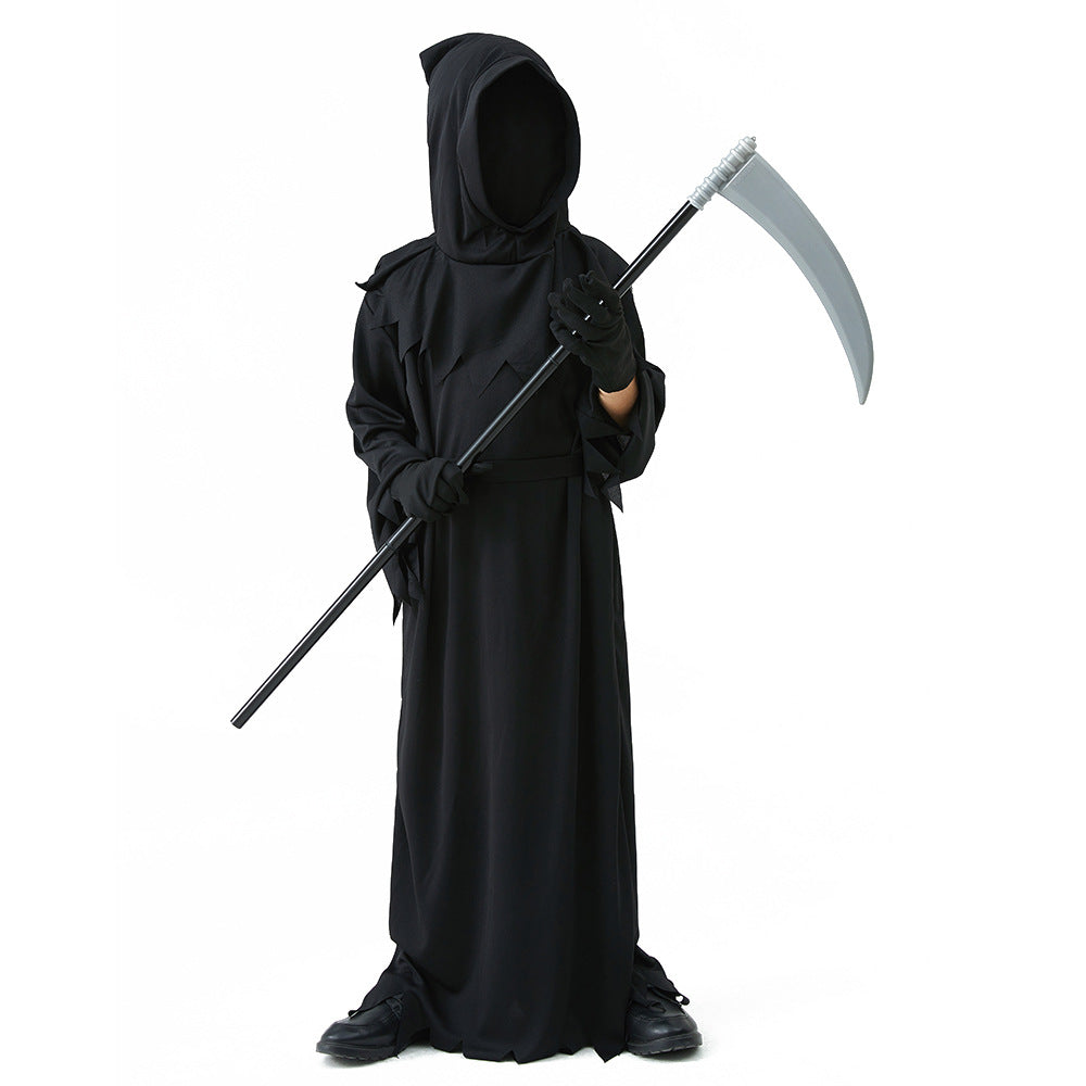 Halloween Play Costumes Kids Mystery Horror Grim Reaper Costume