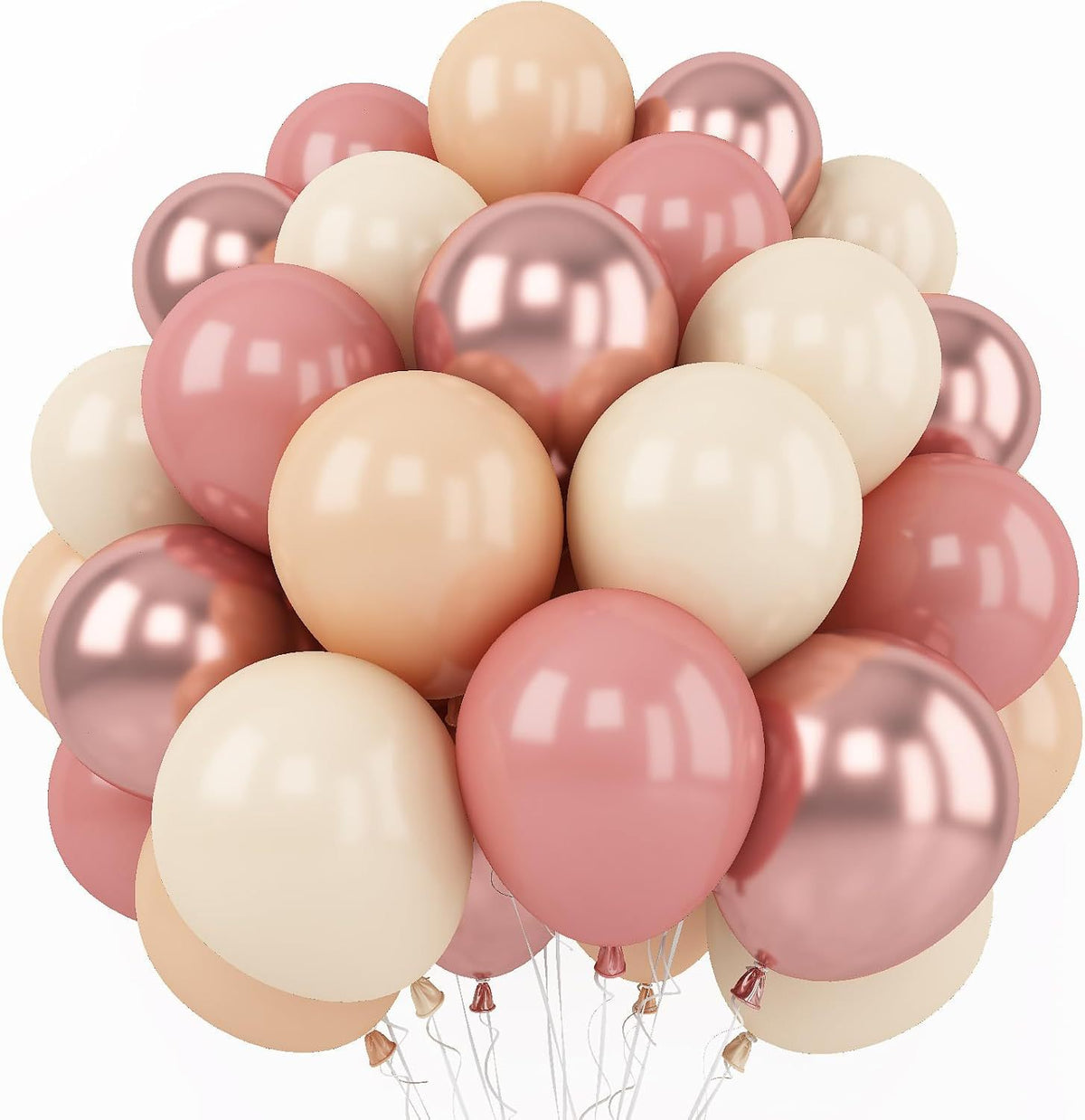 60 Packs of 12 Inch Balloons for Baby Shower, Birthday, Wedding Party, Halloween and Other Decorations